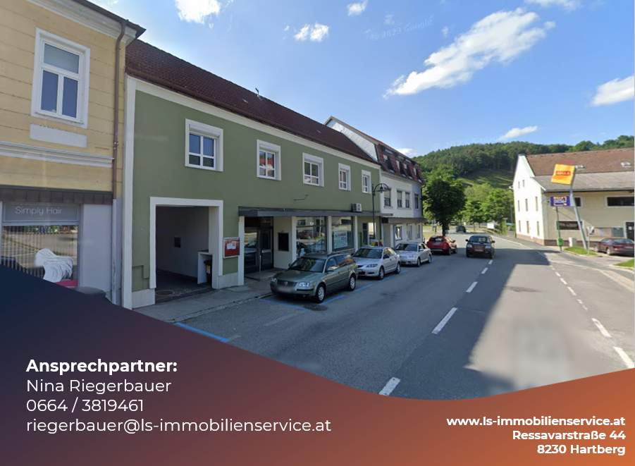 Großes Wohnhaus mit Innenhof, Jägerstube und Geschäft in Lockenhaus