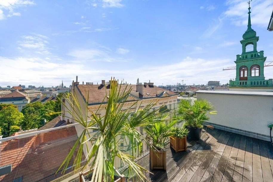 Luxus pur: Traum-Penthouse mit 285m² in begehrtem 1080 Wien - exklusives Wohnen auf höchstem Niveau!, Wohnung-kauf, 5.715.000,€, 1080 Wien 8., Josefstadt