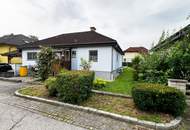 Vollunterkellerter Holzriegel-Bungalow in Amstetten-Neufurth samt Garten, Pool &amp; Carport!