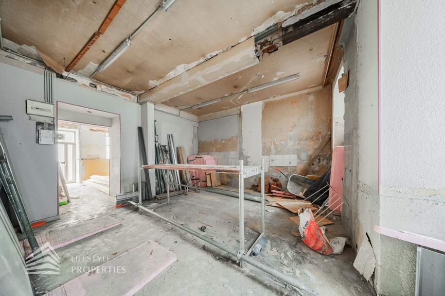 Sanierungsbedürftige Geschäftsfläche, Nähe Wiener Prater, Gewerbeobjekt-kauf, 157.000,€, 1020 Wien 2., Leopoldstadt