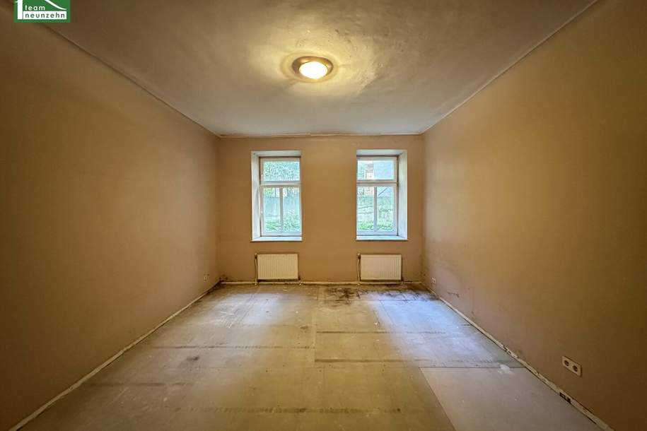 Renovierungsbedürftige Erdgeschoss-Wohnung in Hofruhelage nahe U4 und U6! Grenze zum 6. und 12. Bezirk - JETZT ANFRAGEN, Wohnung-kauf, 165.000,€, 1150 Wien 15., Rudolfsheim-Fünfhaus