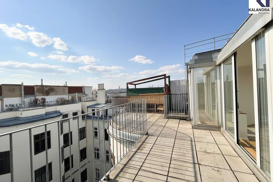 360 TOUR // DACHGESCHOß TERRASSEN-WOHNUNG, Wohnung-miete, 2.395,00,€, 1040 Wien 4., Wieden