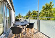 Penthouse – Wohnluxus ohne Schrägen mit Terrassen und Blick ins Wienerwald Grün!
