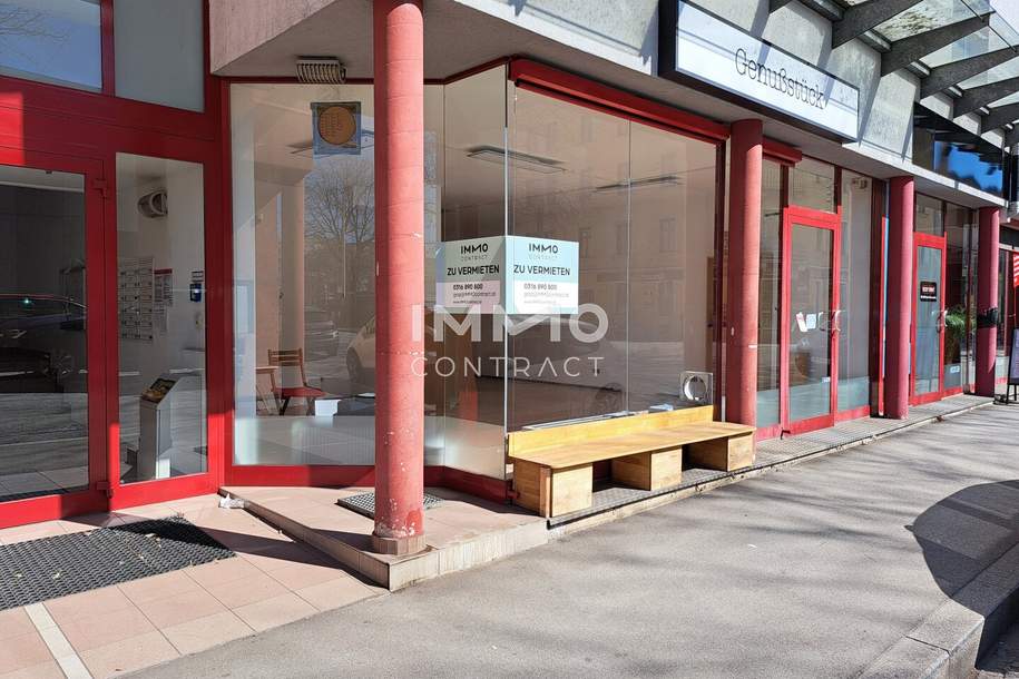 Geschäftslokal/Bürofläche in frequentierter Lage - Petersgasse 15, Gewerbeobjekt-miete, 1.025,18,€, 8010 Graz(Stadt)