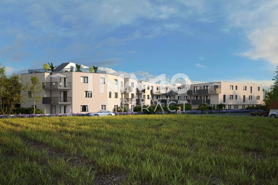 3 Zimmer Neubauwohnung im Grünen, Wohnung-kauf, 343.000,€, 2326 Bruck an der Leitha