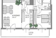 „Wohnung mit Parkplatz und Concierge" im 11. Stock mit Loggia um € 1.300