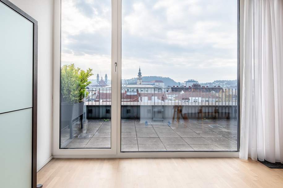 Linz im Blick - Das Maisonette-Penthouse in bester Lage mit einer erstklassigen Aussicht, Wohnung-kauf, 879.000,€, 4020 Linz(Stadt)