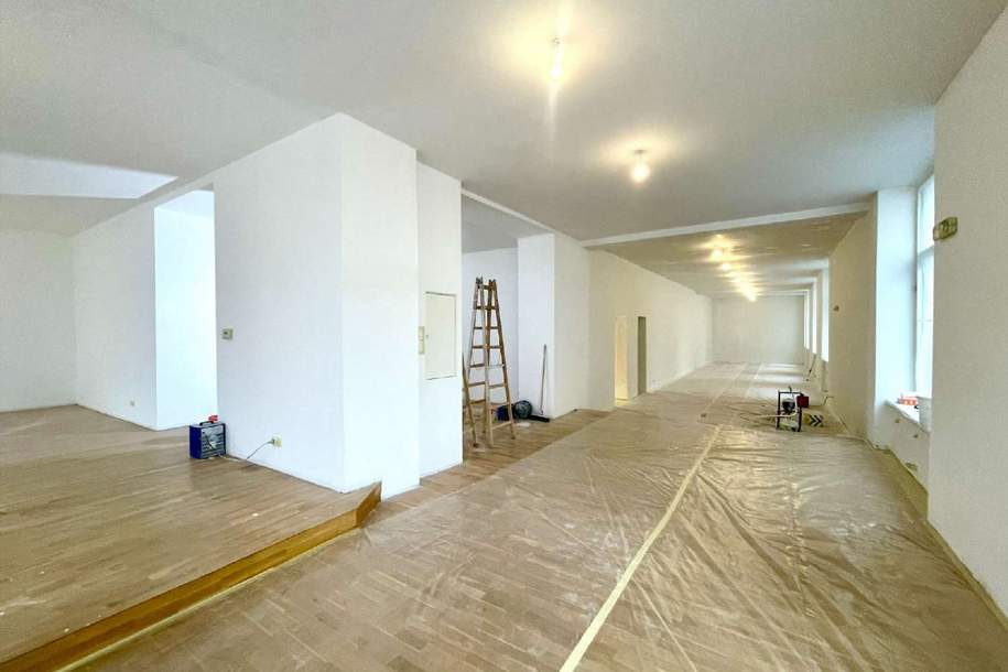 Großzügiges Eck-Lokal mit maximaler Sichtbarkeit direkt an der Nußdorfer Straße zu mieten, Gewerbeobjekt-miete, 5.027,88,€, 1090 Wien 9., Alsergrund