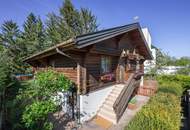 Wohnen wie im Urlaub – Rustikales Holzhaus mit Wohlfühlflair und Gartenidylle in Perchtoldsdorf