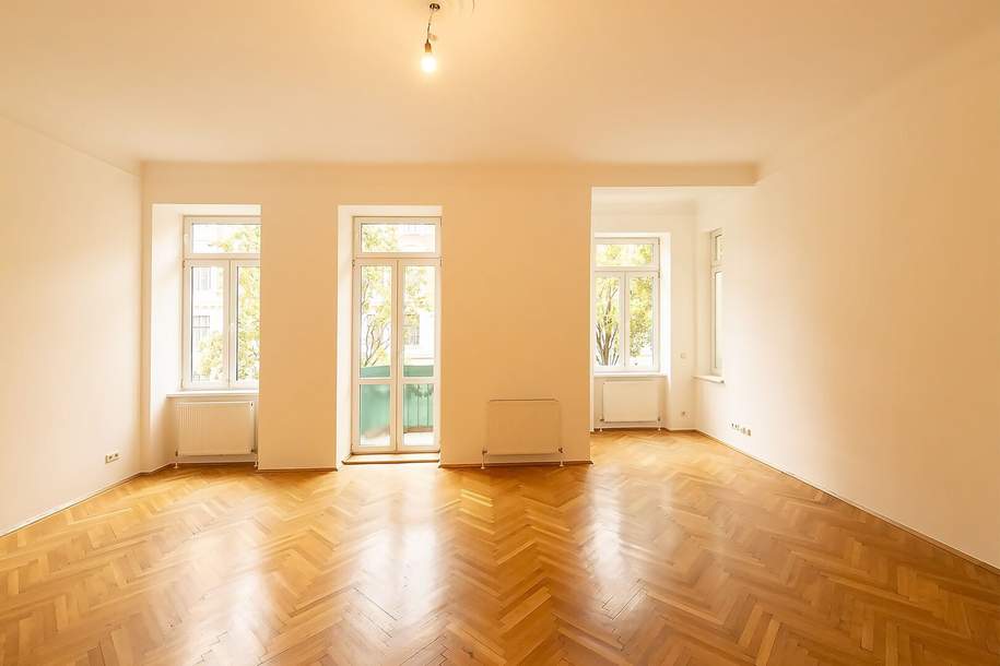 Peter-Jordan-Straße - repräsentativer 6 Zimmer Altbau mit Balkon und Gemeinschaftsgarten, Wohnung-miete, 2.990,00,€, 1190 Wien 19., Döbling