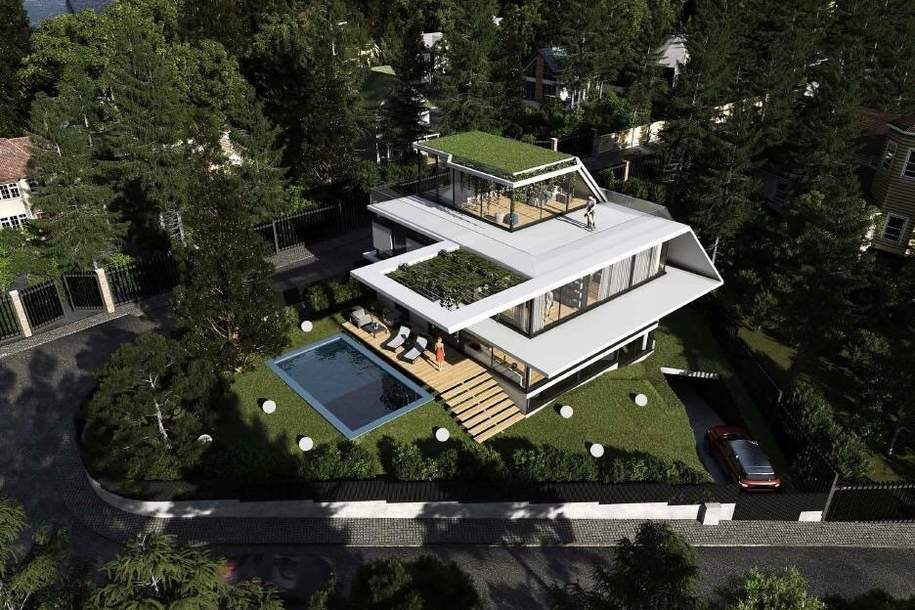 Baubewilligtes Villengrundstück am Ölberg – 570 m² Bestlage mit unverbaubarem Weitblick, Grund und Boden-kauf, 995.000,€, 3400 Tulln