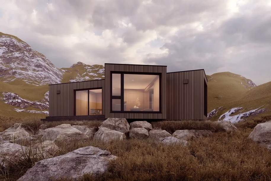 DANWOOD NEXT HOLIDAY 63-L3 MIT LICHT LUFT UND LIEBE GEBAUT FORM TRIFFT FUNKTION UND SEELE (Provisionsfrei), Haus-kauf, 145.700,€, 8311 Weiz