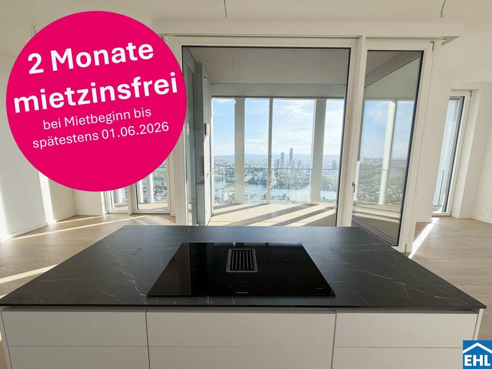 Erstbezug – 3-Zi.-Wohnung mit Rooftop Pool &amp; Sauna