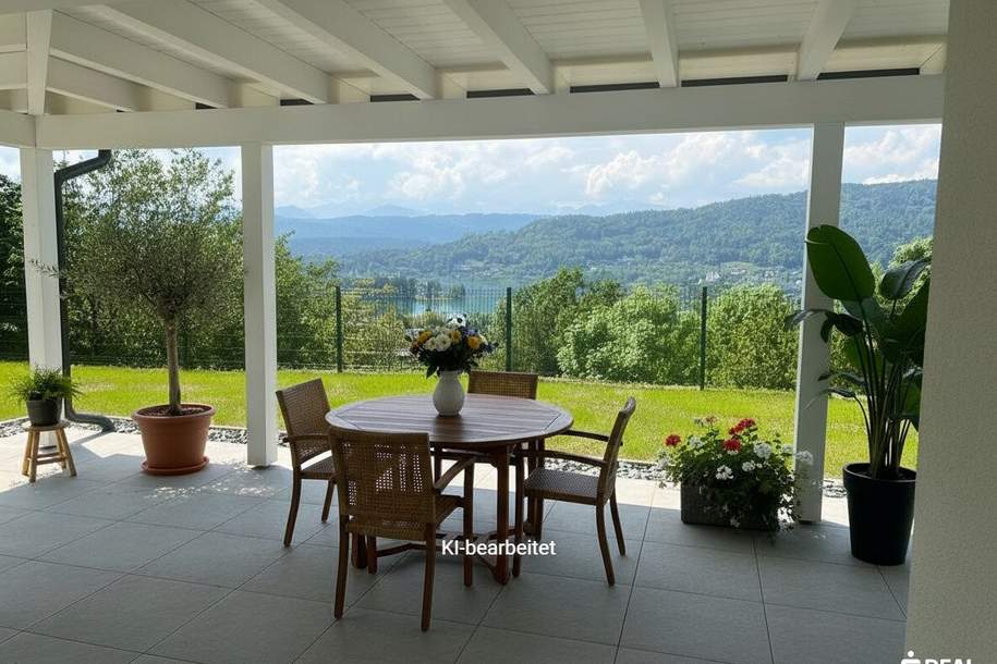 Exklusive Gartenwohnung mit Seeblick – Wohnen, wo andere Urlaub machen, Wohnung-kauf, 565.000,€, 9210 Klagenfurt Land