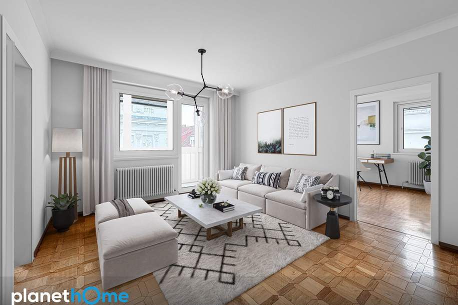 3-Zimmer-Wohnung nahe dem Kongressbad – Loggia & Garage in Hernals, Wohnung-kauf, 298.000,€, 1170 Wien 17., Hernals