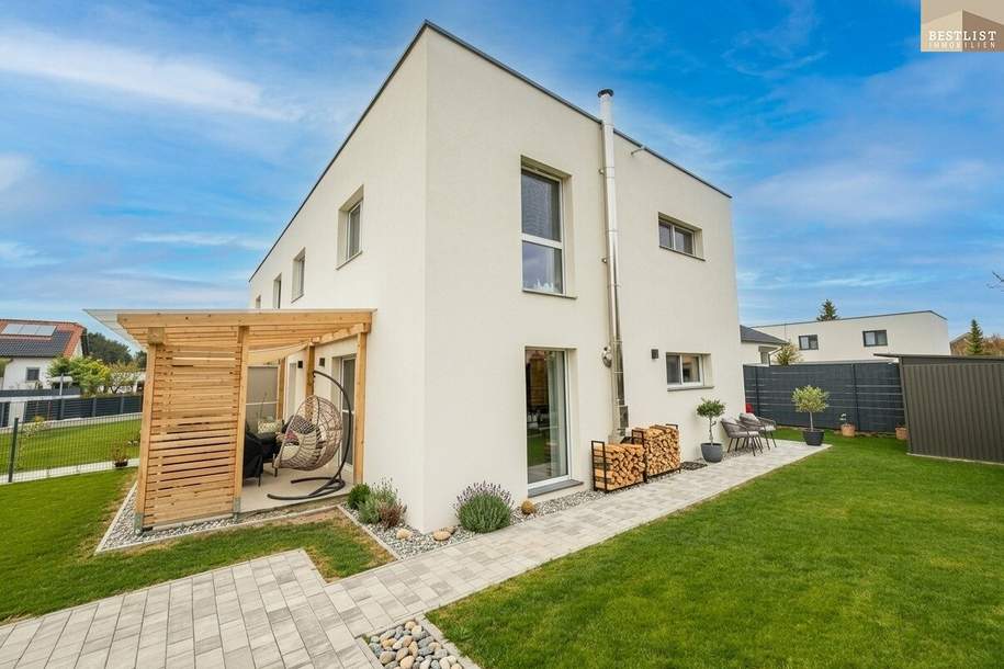 Exklusiv ausgestattete Doppelhaushälfte mit hohem Wohnkomfort, Haus-kauf, 499.000,€, 2604 Wiener Neustadt(Land)