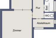 1190 Wien - 2 Zimmerwohnung mit großem Balkon