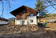 Teilweise fertiggestelltes geräumiges Wohnhaus am Ortsrand