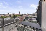 Stilvolle Dachgeschoßwohnung auf zwei Ebenen mit Außenflächen im begehrten 18. Wiener Gemeindebezirk