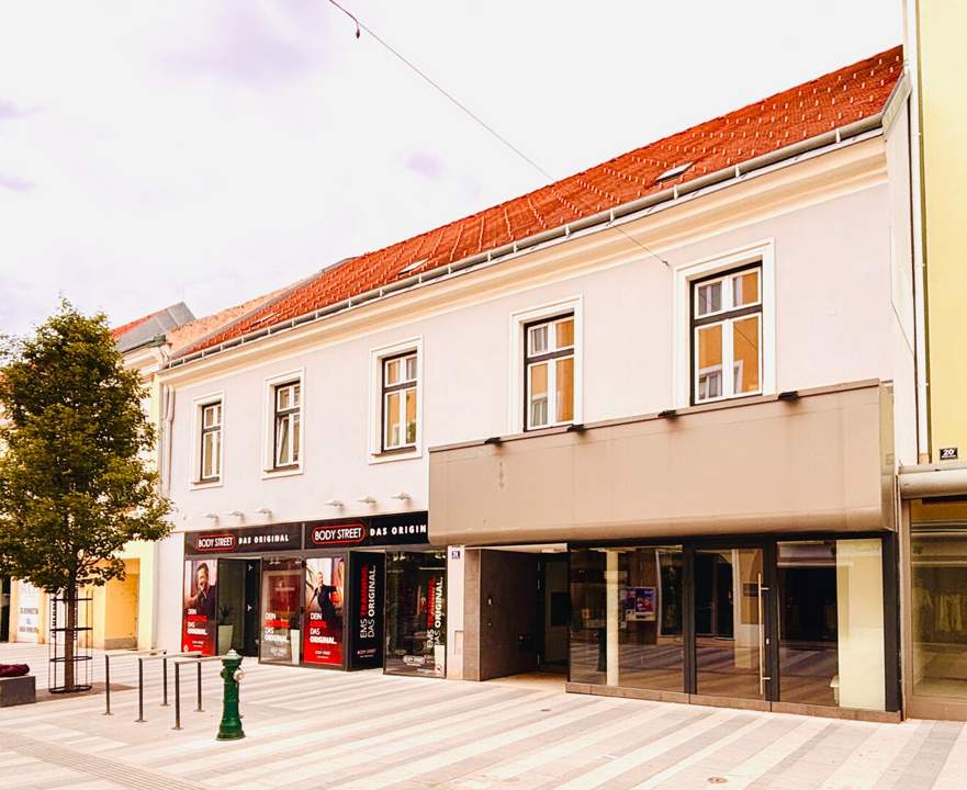 Wunderschöne Geschäftsfläche nächst Hauptplatz | Zwei Eingänge | Zahlreiche Gestaltungsmöglichkeiten