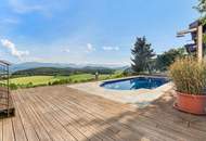 Exklusives Wohnhaus mit Panoramablick, Pool & Home-Spa am Magdalensberg