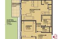 Ruhige 2 Zimmerwohnung mit Garten in 1210 zu mieten