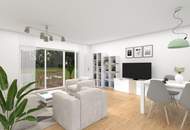 Moderne 2-Zimmer-Gartenwohnung mit Terrasse in einer exklusiven Atmosphäre!