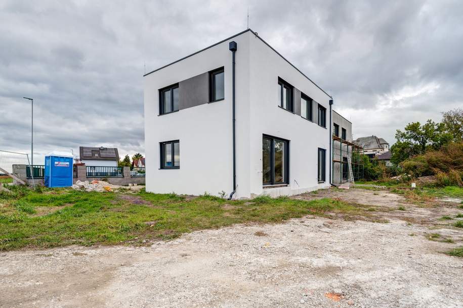 JETZT SCHLÜSSELFERTIG ! Moderne Doppelhaushälfte in Lassee - Perfektes Zuhause zum Erstbezug für die ganze Familie!, Haus-kauf, 448.000,€, 2291 Gänserndorf