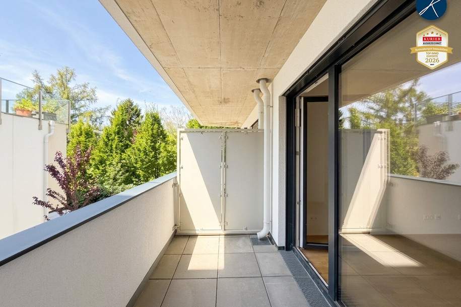 Erstbezug: 3-Zimmer-Wohnung mit südseitgem Balkon, Wohnung-kauf, 365.000,€, 1210 Wien 21., Floridsdorf