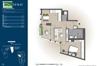 Wohnen mit Wohlfühlfaktor nahe dem Schloss Belvedere: 2-Zimmer Wohnung mit Loggia, Tiefgarage &amp; Top-Ausstattung!