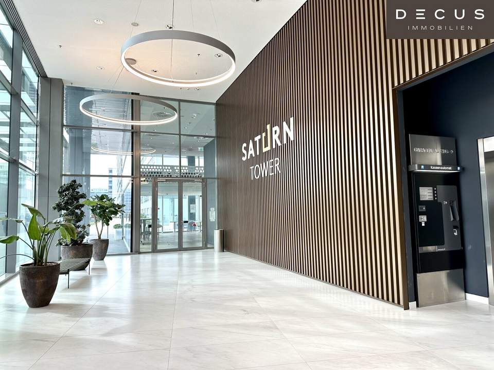 + + + BÜROS MIT AUSBLICK + + + IM SATURN TOWER + + +