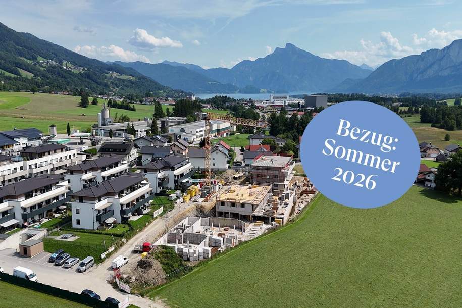 Traumhafte 2 Zimmer Wohnung mit 90m² Garten in Mondsee, Wohnung-kauf, 247.000,€, 5310 Vöcklabruck