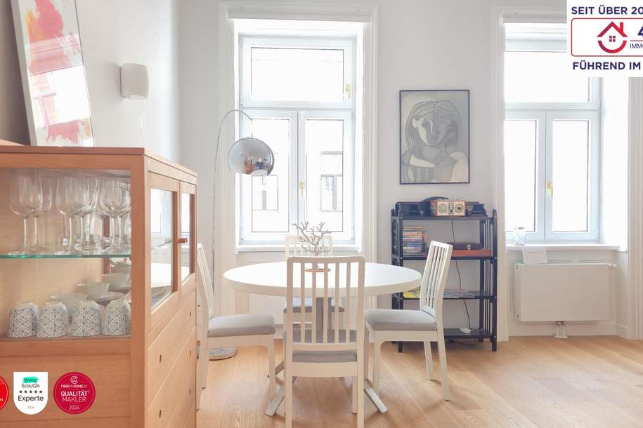 Altbau mit Klasse: modernisiert, hell und ruhig – Wohnen im 8. Bezirk, Wohnung-kauf, 548.000,€, 1060 Wien 6., Mariahilf