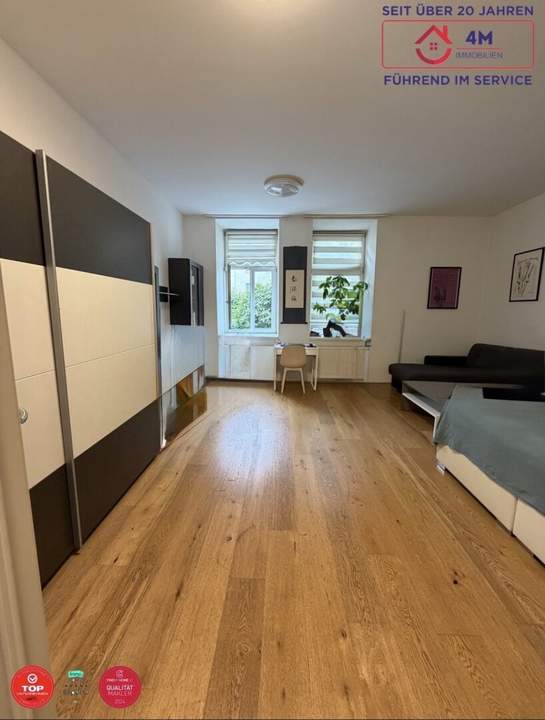 Modern & top saniert: Vollmöblierte Garconniere in der Vorgartenstraße!