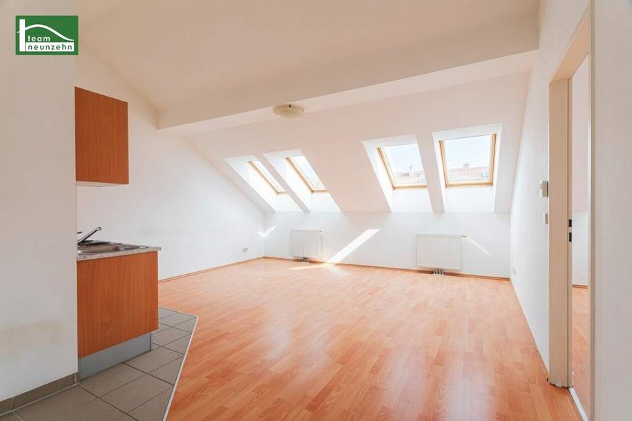 Dachgeschosswohnung in Ruhelage nahe U4 Meidling Hauptstraße, U6 und Theresienbad! 2005 erbaut!, Wohnung-kauf, 229.000,€, 1120 Wien 12., Meidling