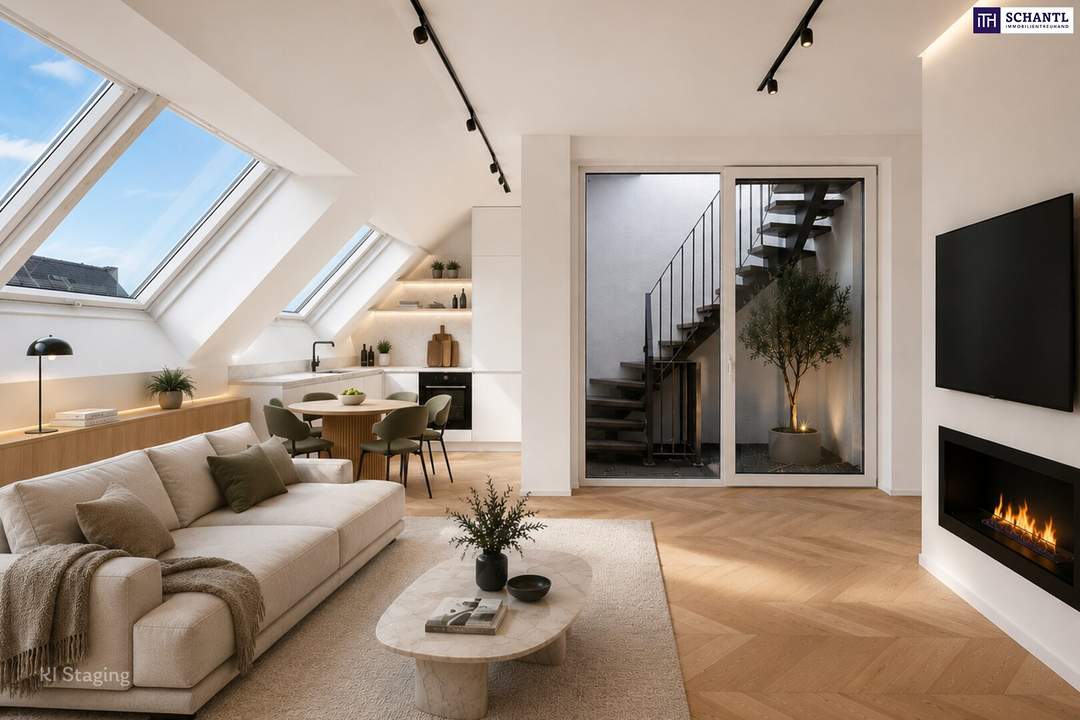 Lichtdurchfluteter Erstbezug mit großzügiger Dachterrasse – Hochwertige 2-Zimmer-Wohnung nahe Schönbrunn! Jetzt zugfreifen!