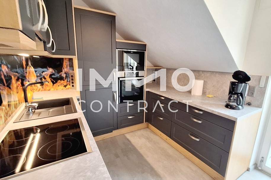 Sehr gepflegte und möblierte Eigentumswohnung im Dachgeschoss mit Balkon - Stadtrand von Waidhofen, Wohnung-kauf, 125.000,€, 3340 Waidhofen an der Ybbs(Stadt)