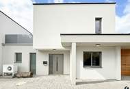 Ankommen. Durchatmen. Zuhause sein. Moderne Doppelhaushälfte mit Garten und 2 Terrassen in Absdorf