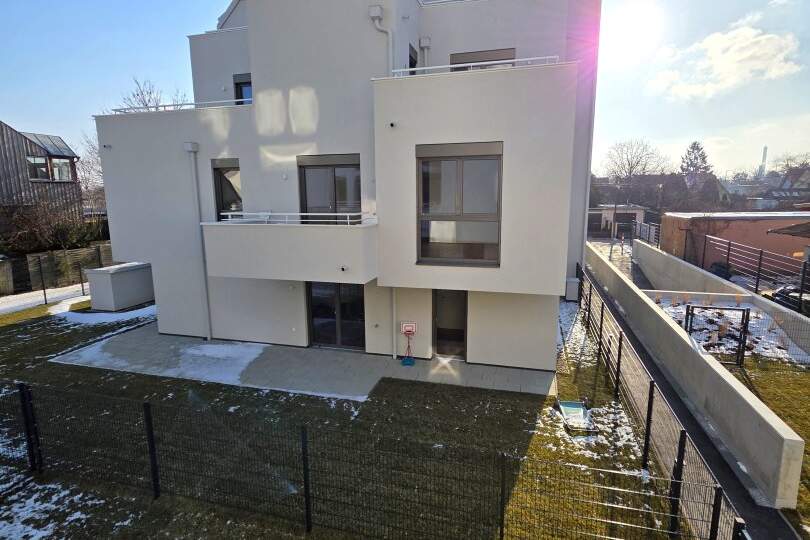 Licht. Luft. Neubau. Terrasse. Zuhause.! Die perfekte Anlage - Beste Vermietbarkeit! Klimaaktiv Bronze! Ideale Kleinwohnung + Ruhige Seitengasse + Luftwärmepumpe und Solaranlage + Garage!, Wohnung-kauf, 256.036,€, 1220 Wien 22., Donaustadt