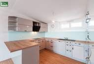 Wohnen mit Weitblick in Hofruhelage zwischen Alte Donau und DONAUZENTRUM - Klimatisierte und zentral begehbare Wohnung mit großer Terrasse und 2 Bädern! BAURECHTSGRUND!