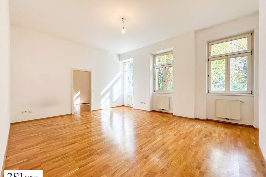 Großzügige Sonnenterrasse + absolute Privatsphäre - Helle 3-Zimmer-Wohnung in eleganter Altbauliegenschaft im 3. Bezirk, Wohnung-kauf, 499.000,€, 1030 Wien 3., Landstraße