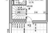 Zentral begehbare DG-Maisonette-Wohnung mit Freifläche auf Wohnebene und Dachterrasse