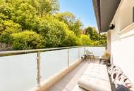 EXKLUSIVES WOHNEN AN DER DONAU IM GRÜNEN: traumhafter Blick I großzügiger Balkon I moderne & hochwertige Einbauküche I Fußbodenheizung & Raffstores