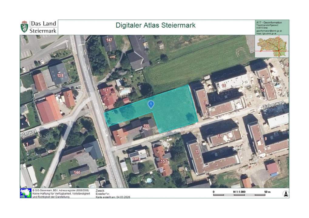 Baugrundstück in zentraler Lage von Kalsdorf!