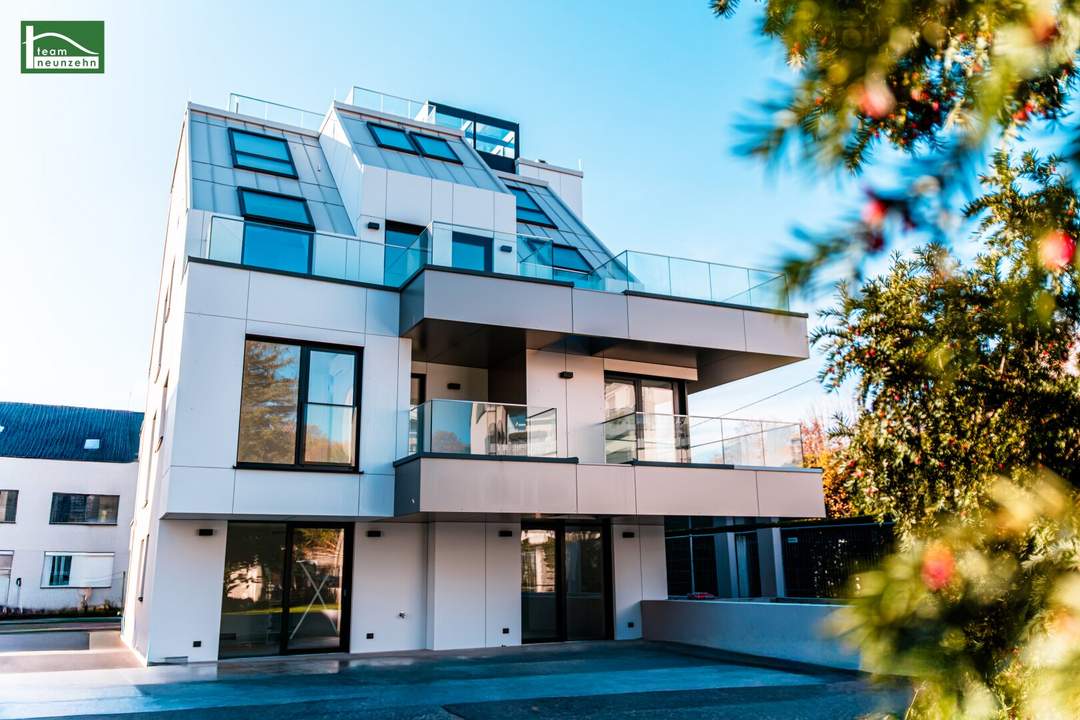Mehr geht nicht - traumhafte DG-Wohnung mit 360°-Weitblick-Terrasse – exklusiver Erstbezugs-Neubau mit hervorragender Ausstattung!