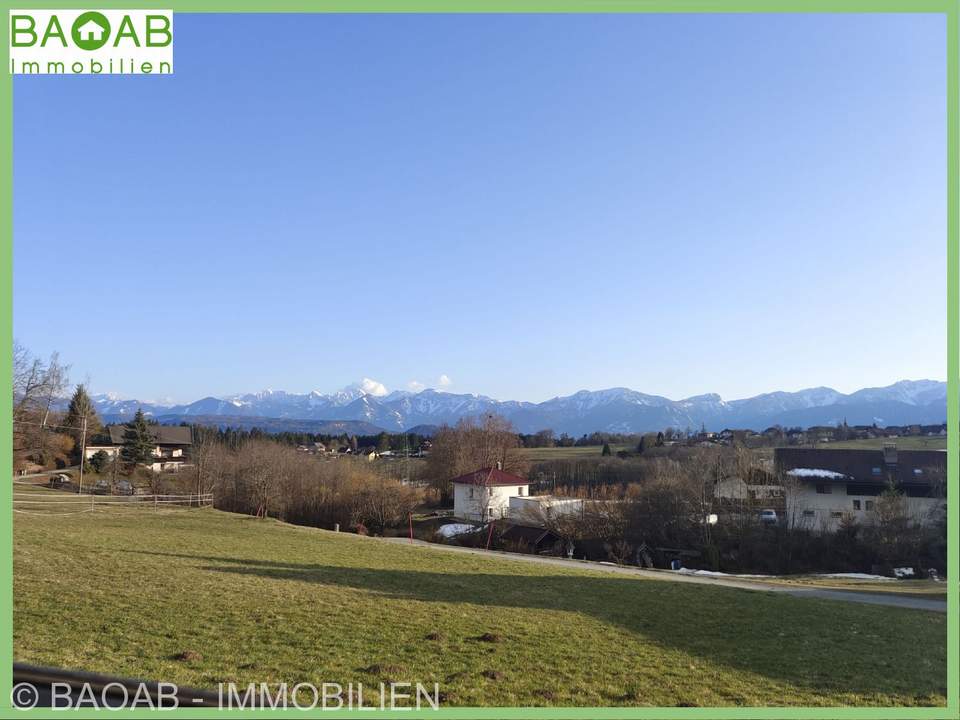 SONNIGES GRÜNDSTÜCK am KÖSTENBERG mit BERGPANORAMA