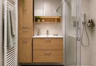 Erstbezug - Innenhof-Grünruhelage nur 350m zur U3: moderne 3-Zimmer, XXL-Regendusche, Loggia