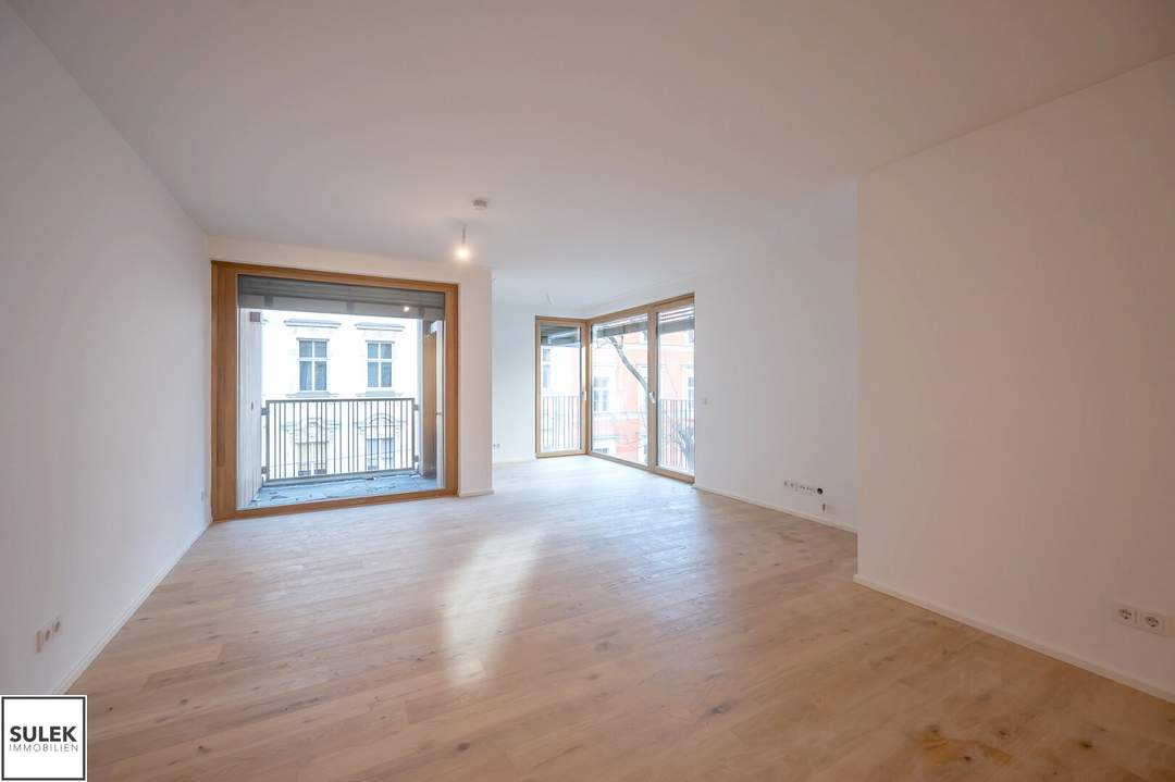 **Urbanes Wohnen im 7. Bezirk: Stilvolle Eckwohnung mit Loggia und Arbeitsbereich** ab 01.11