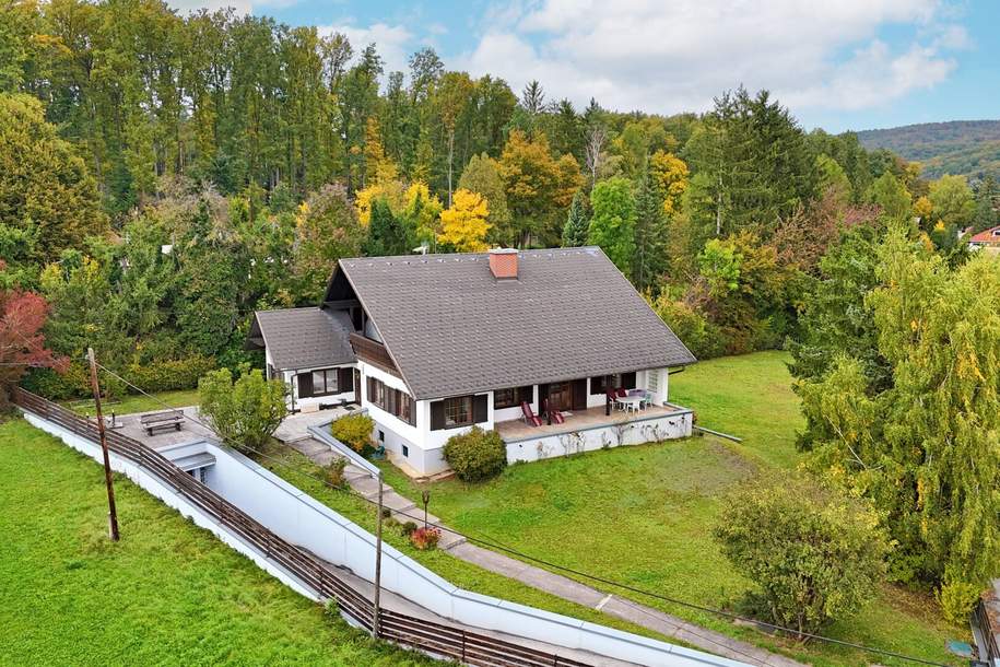Premiumlage im Wienerwald! Idyllisch gelegenes Landhaus mit Wellnessbereich und Panoramablick, Haus-kauf, 995.000,€, 2392 Mödling