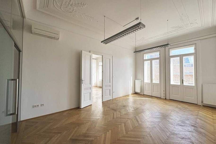 Ihr neuer Firmensitz am Stubenring - Repräsentatives Altbaubüro in toller Lage, Gewerbeobjekt-miete, 4.618,74,€, 1010 Wien 1., Innere Stadt